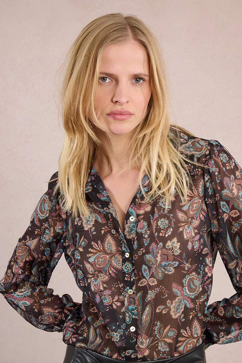 RYAN PAISLEY PRINTED BLOUSE