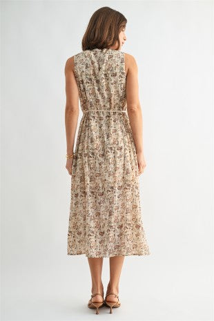 MARLA PRINTED MIDI DRESS