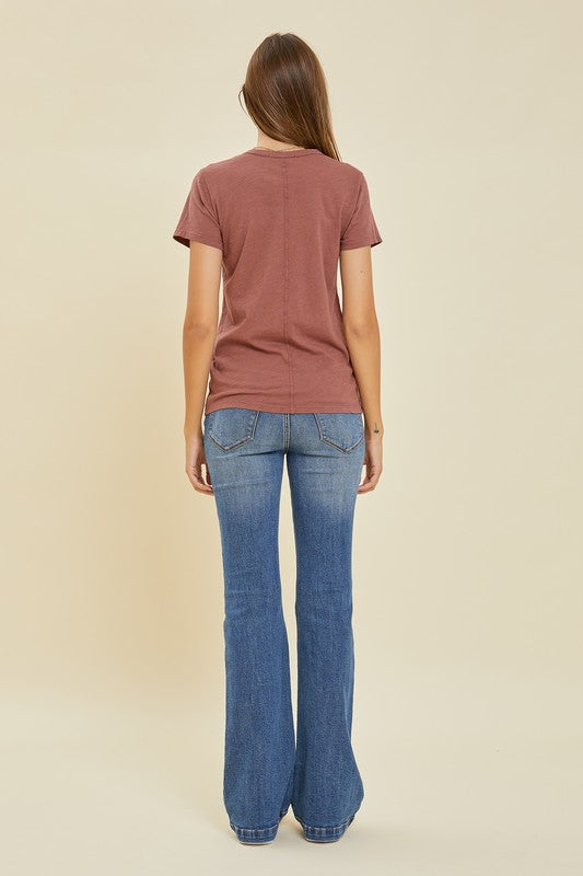 BASIC GARMENT DYED TEE