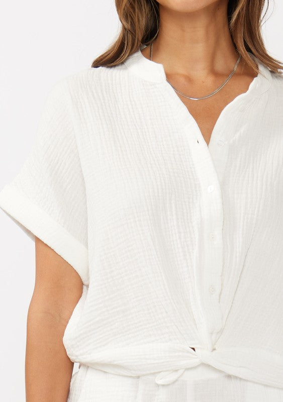 SUZIE GAUZE TOP