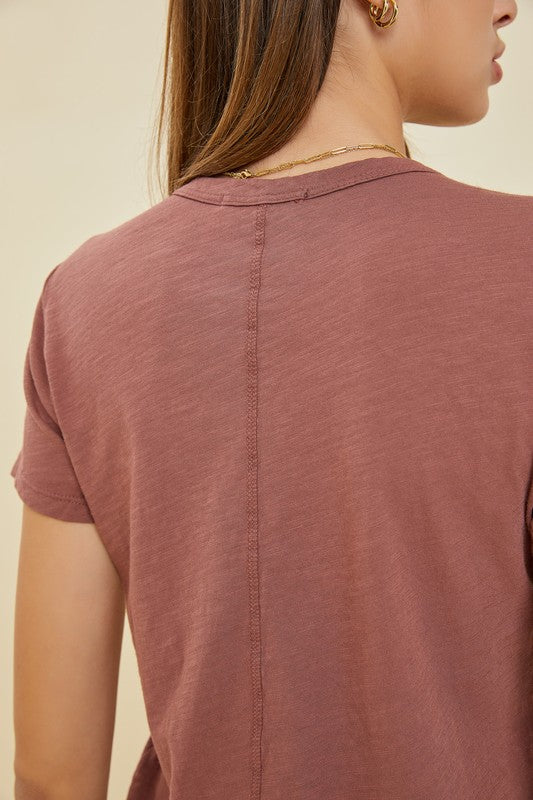 BASIC GARMENT DYED TEE