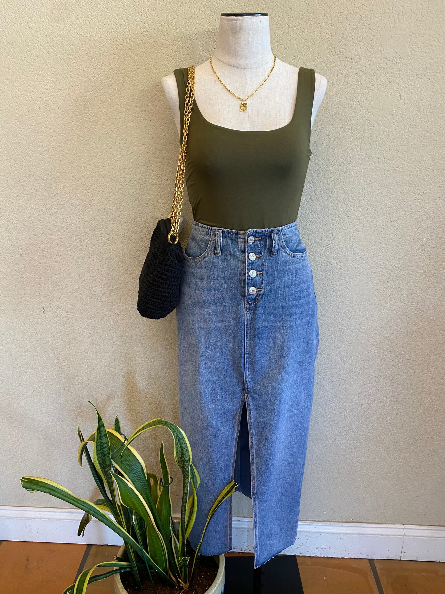 HUTTON DENIM SKIRT