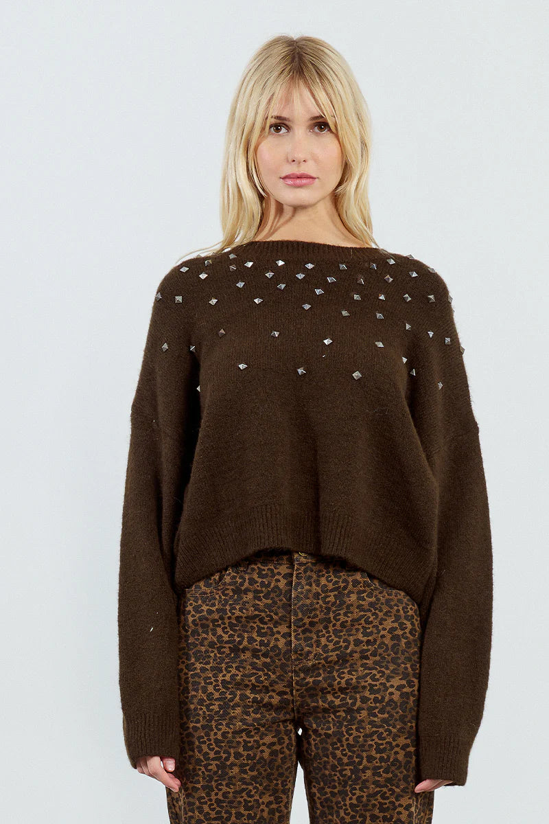 BAILEY STUDDED SWEATER
