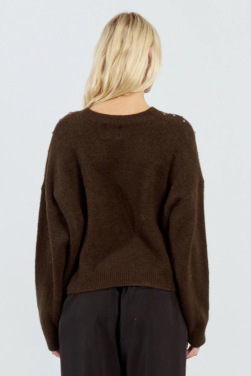 BAILEY STUDDED SWEATER