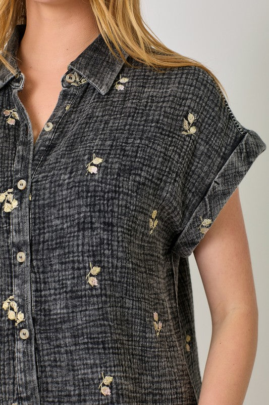 LINDSEY EMBROIDERED SHIRT