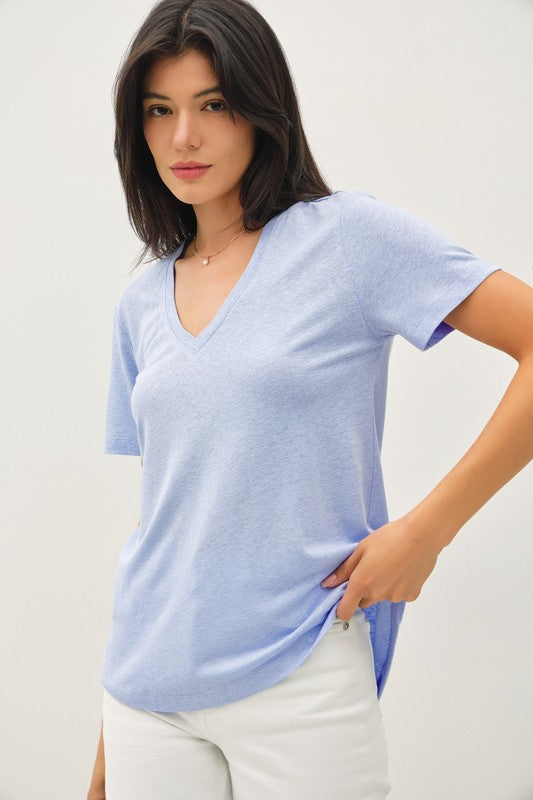 PIPPER LINEN BLEND TEE