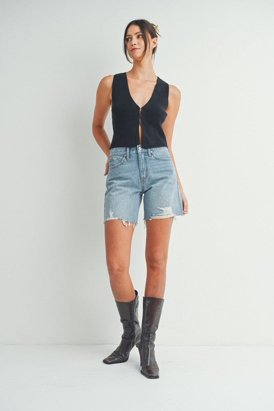 TASHA DENIM SHORTS