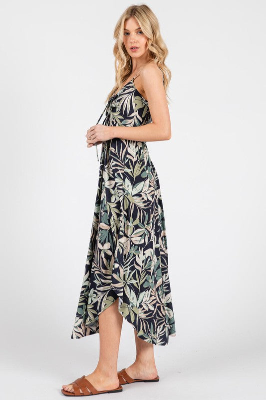 LYNNE TROPICAL FLORAL DRESS