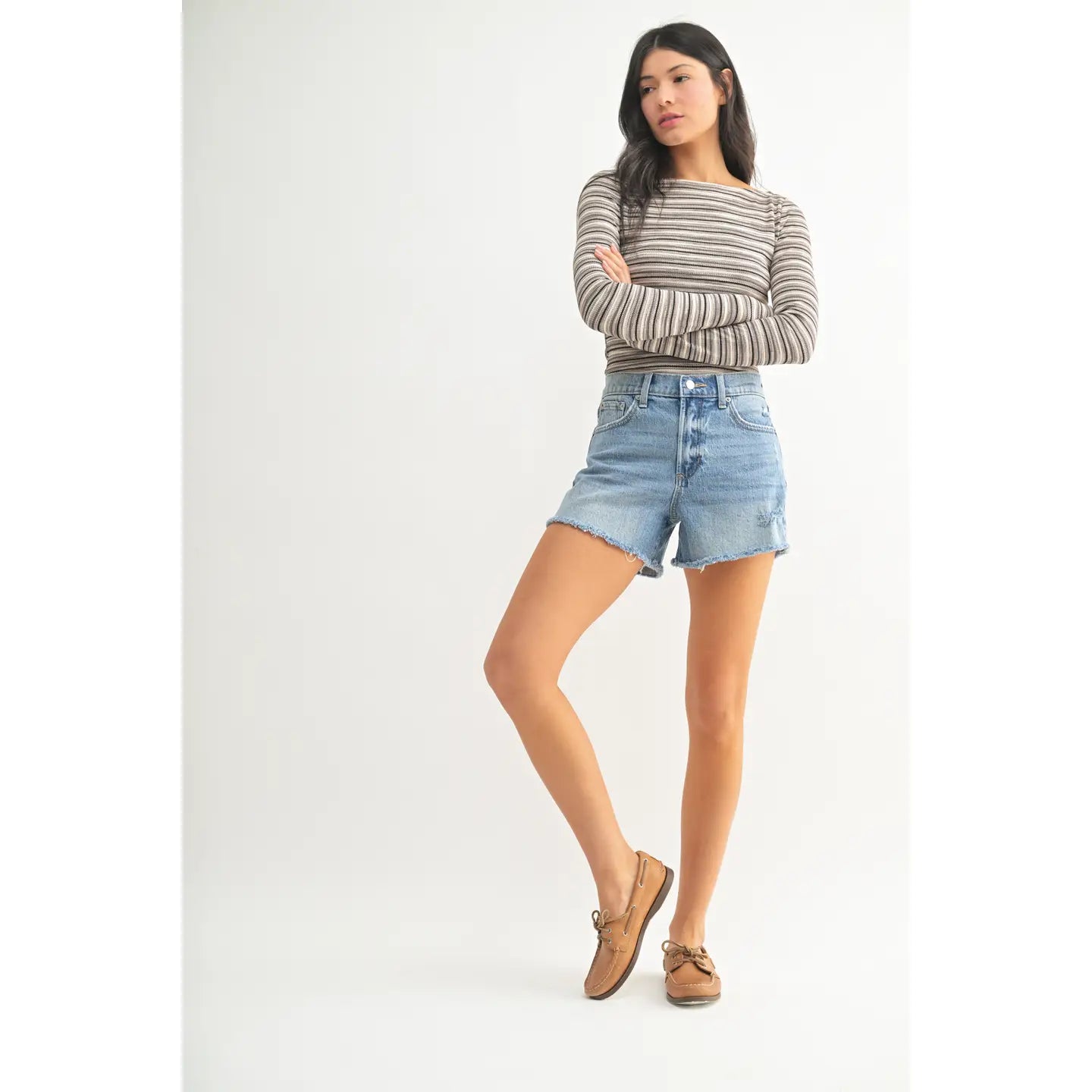 AMANDA DENIM SHORTS