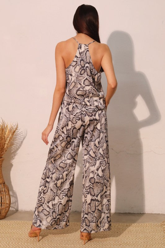 HEIDI SNAKE PRINT CAMI