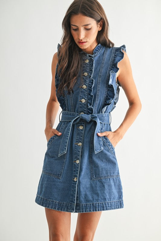 KAYLEE DENIM DRESS