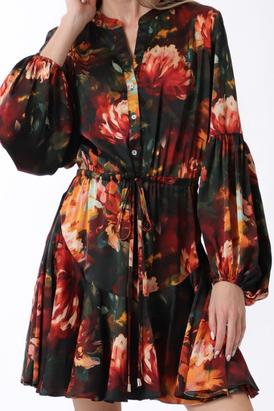 LAINEY FLORAL SHORT DRESS