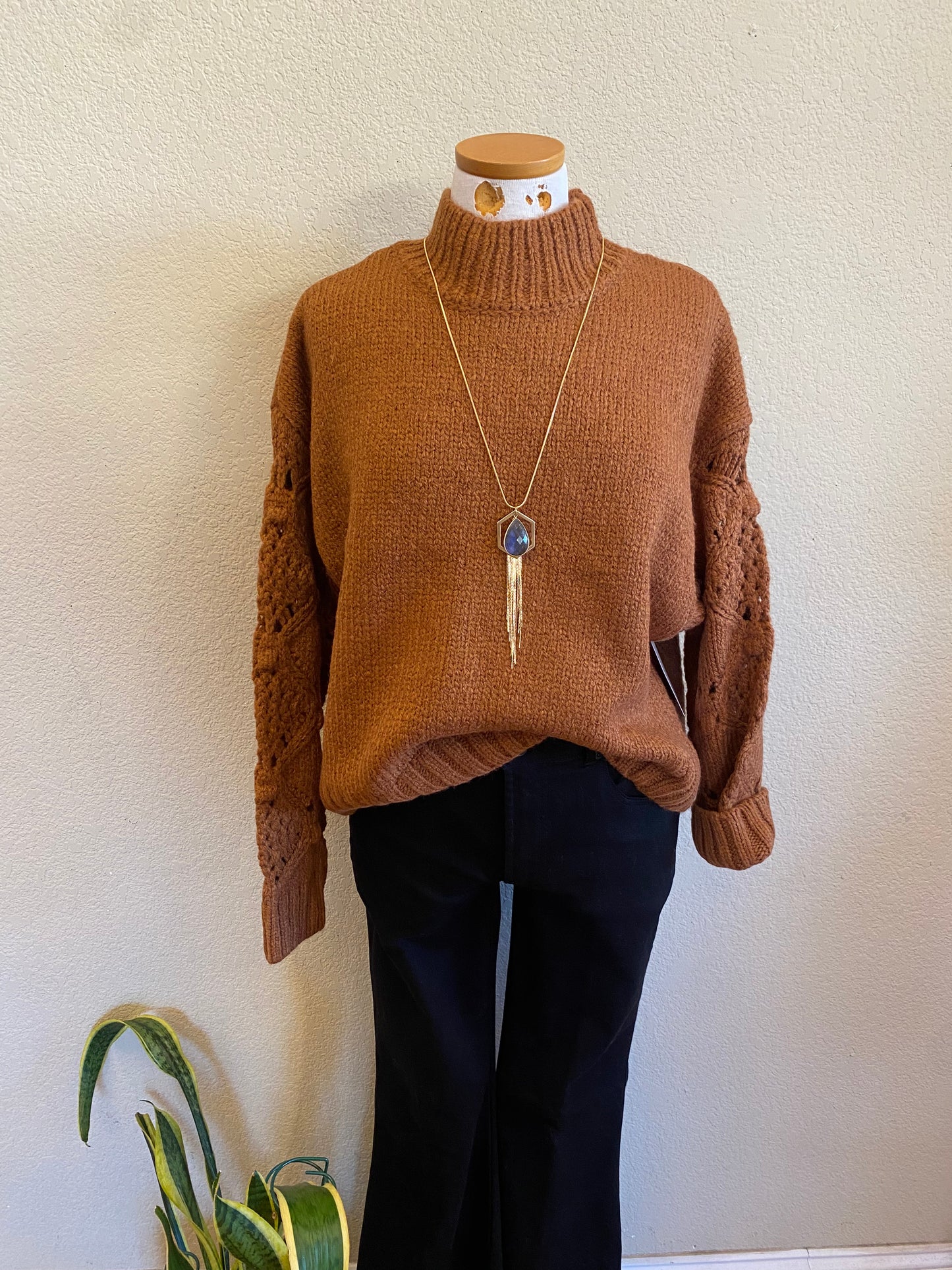 MEL MOCK NECK SWEATER