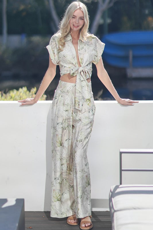 CORA FLORAL PANTS