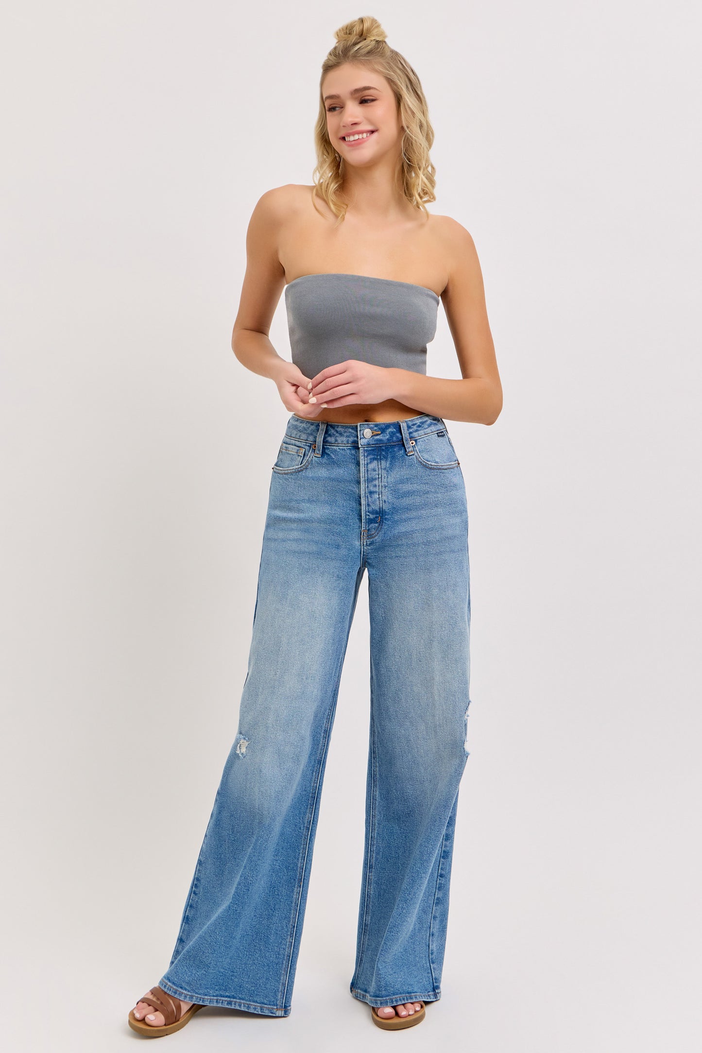 SAVANNAH WIDE LEG DENIM