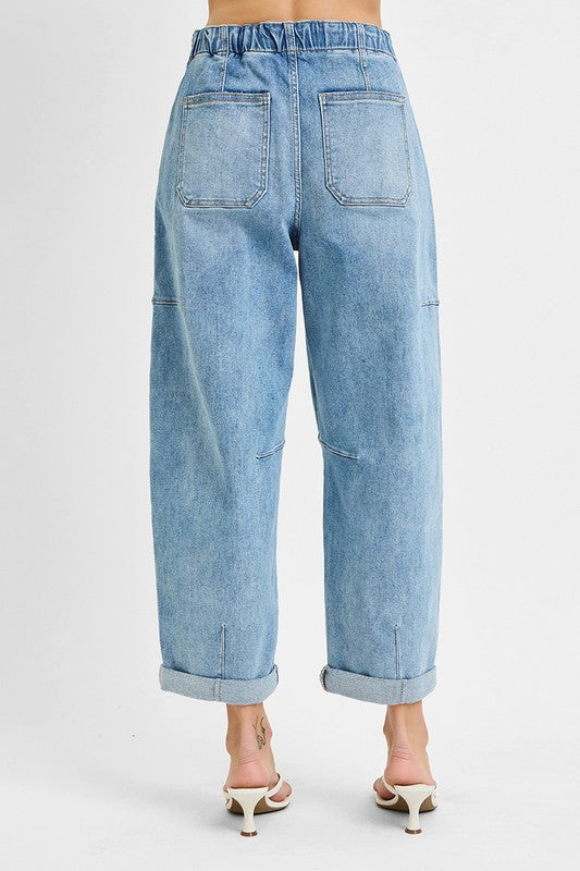 KALLIE BARREL JEANS
