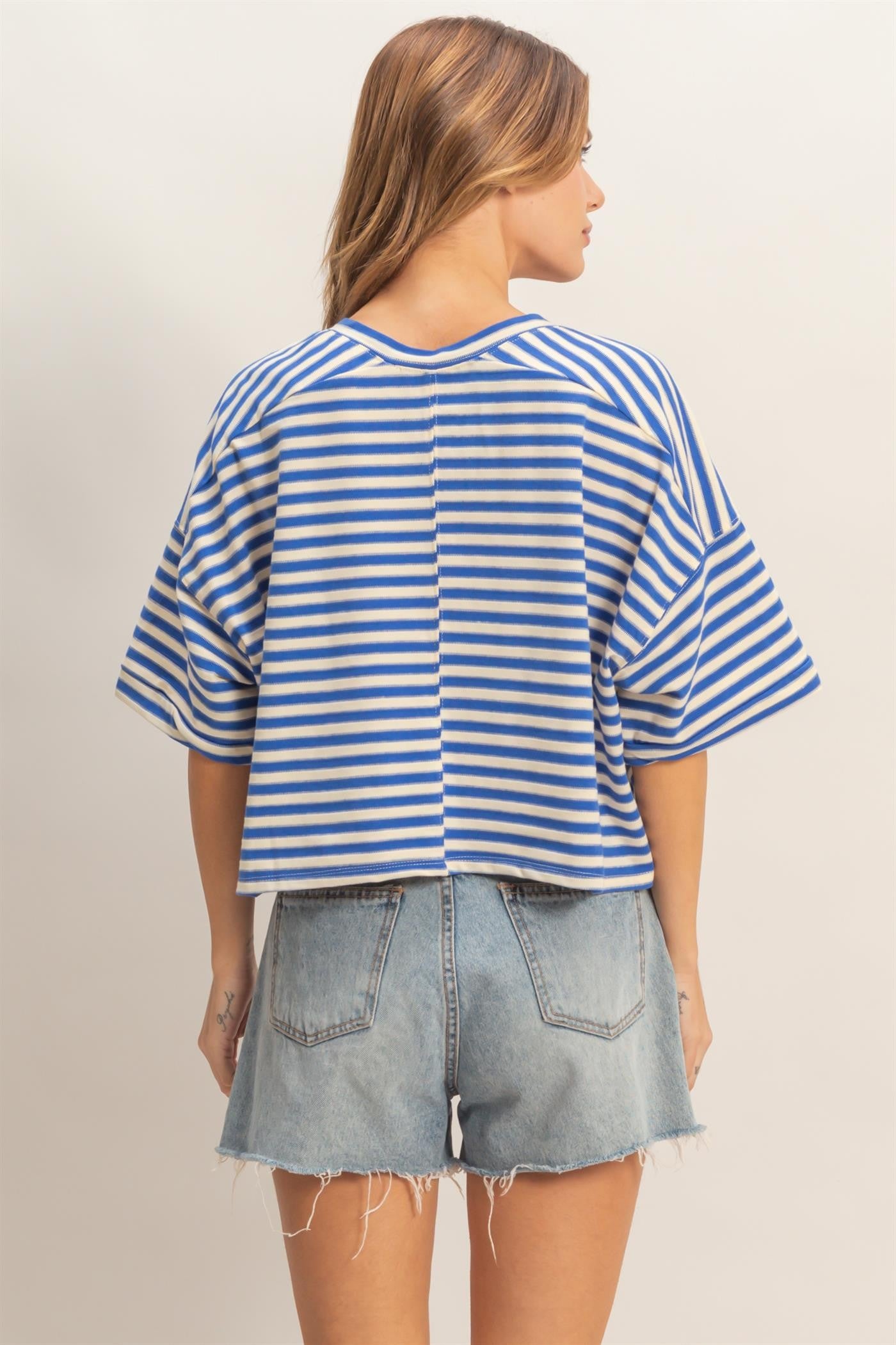 STACIA STRIPED TEE