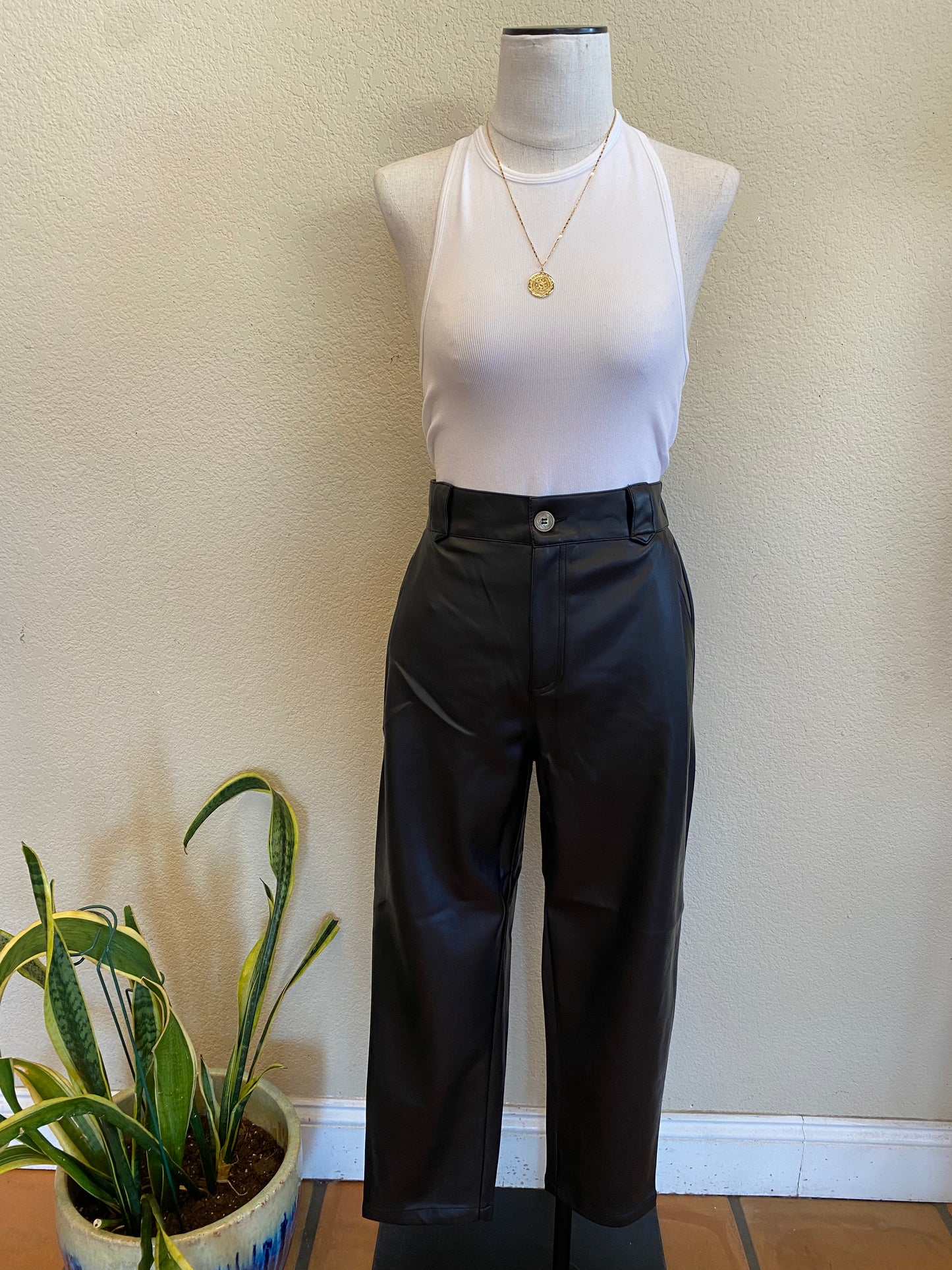 MYRA VEGAN LEATHER PANTS