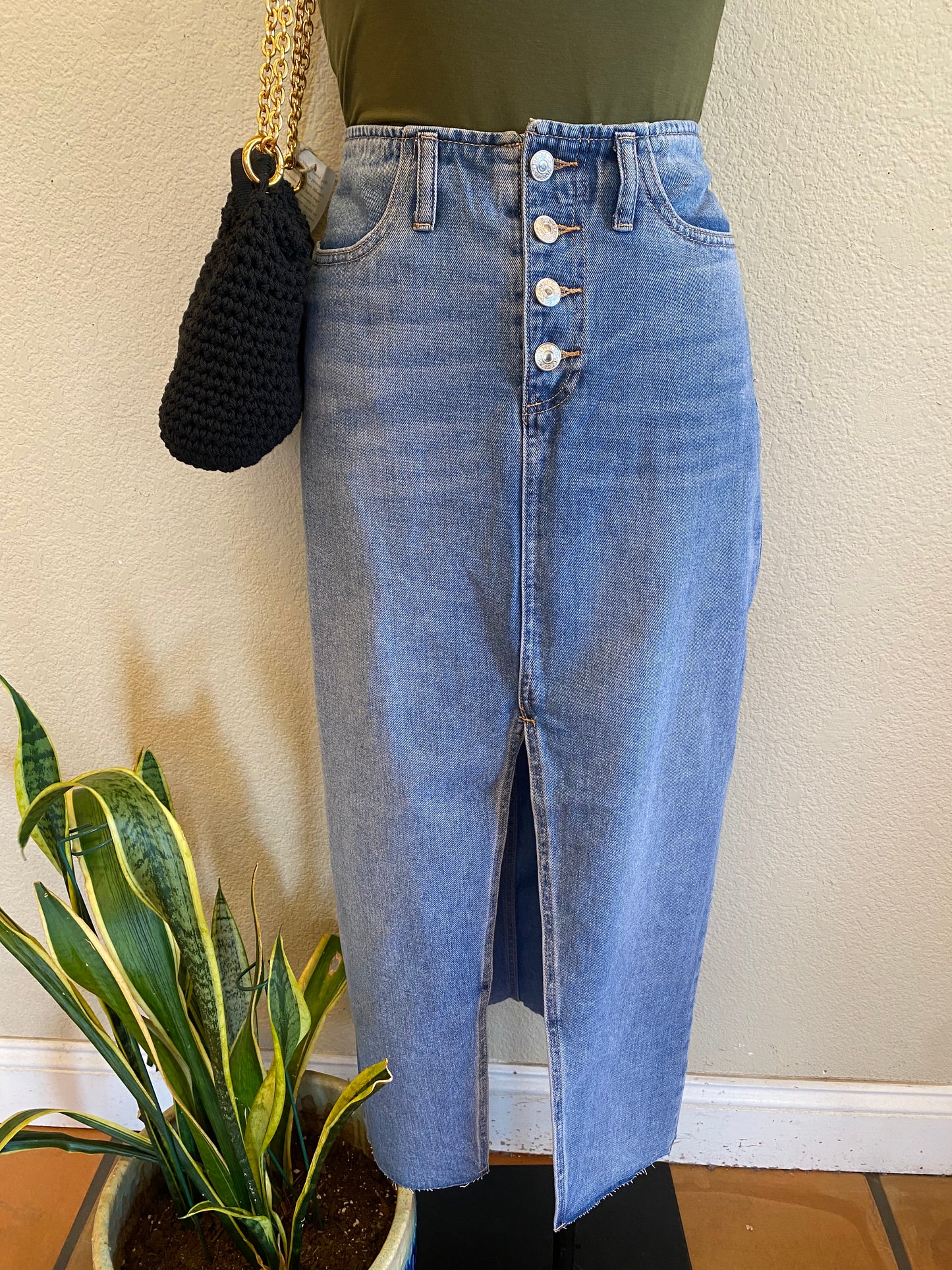 HUTTON DENIM SKIRT
