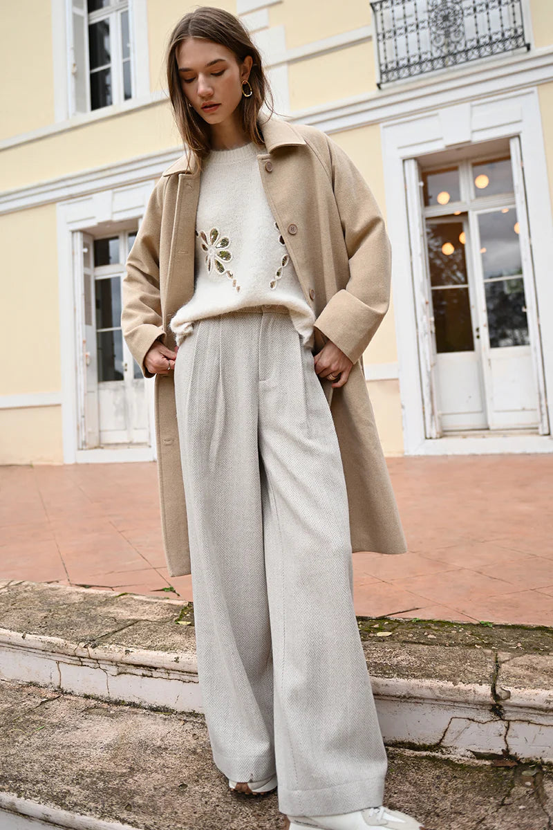PAYTON HERRINGBONE TROUSERS