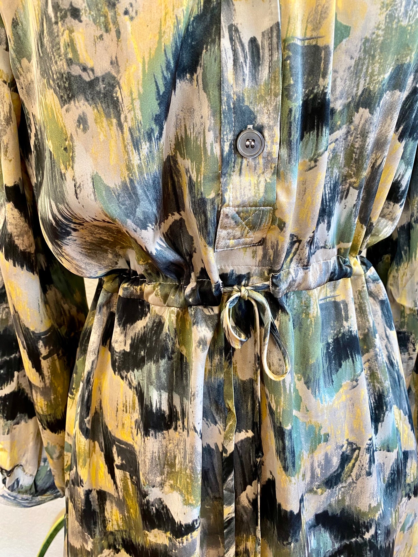TRISH ABSTRACT PRINTED DRESS