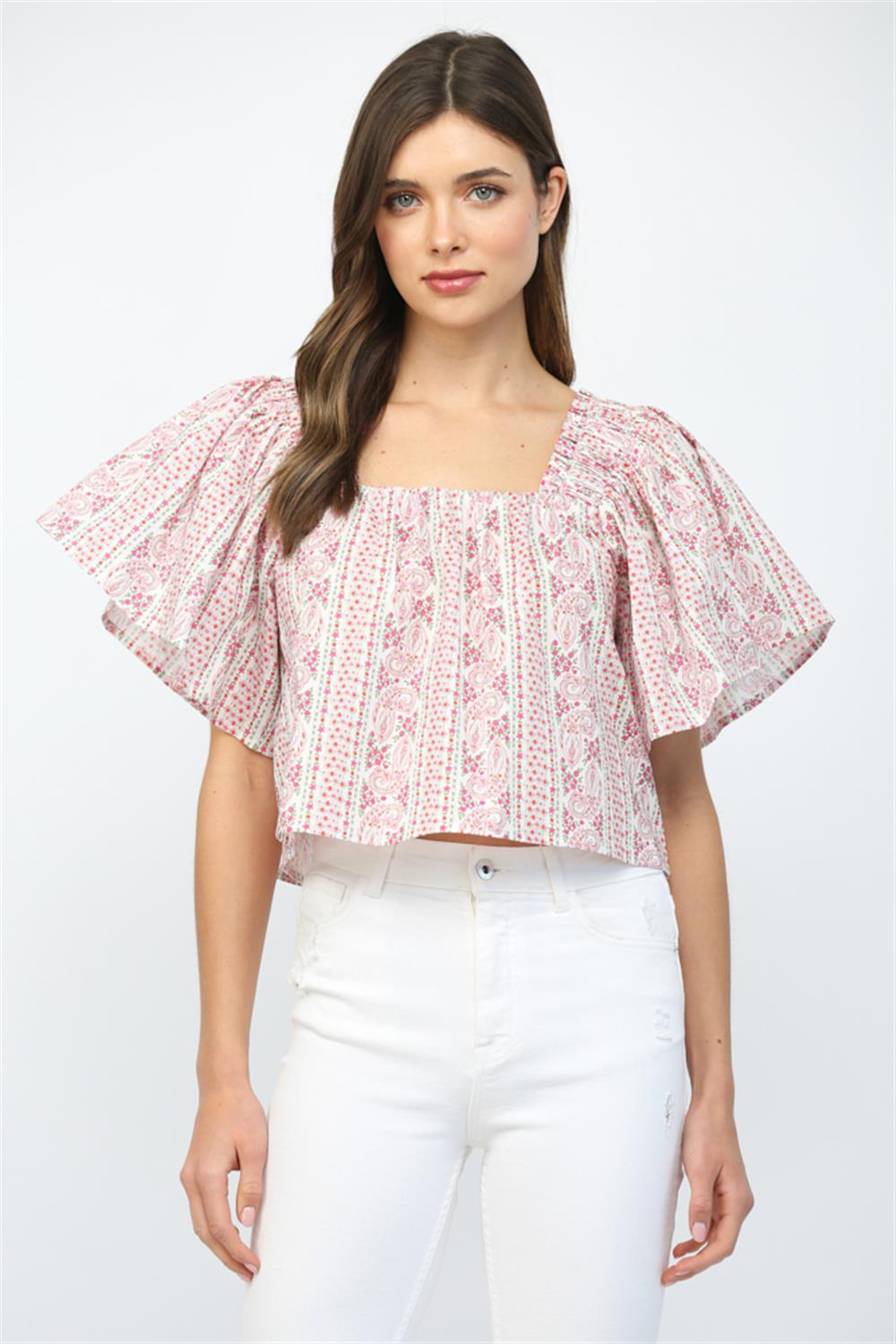 JESSICA PAISLEY TOP