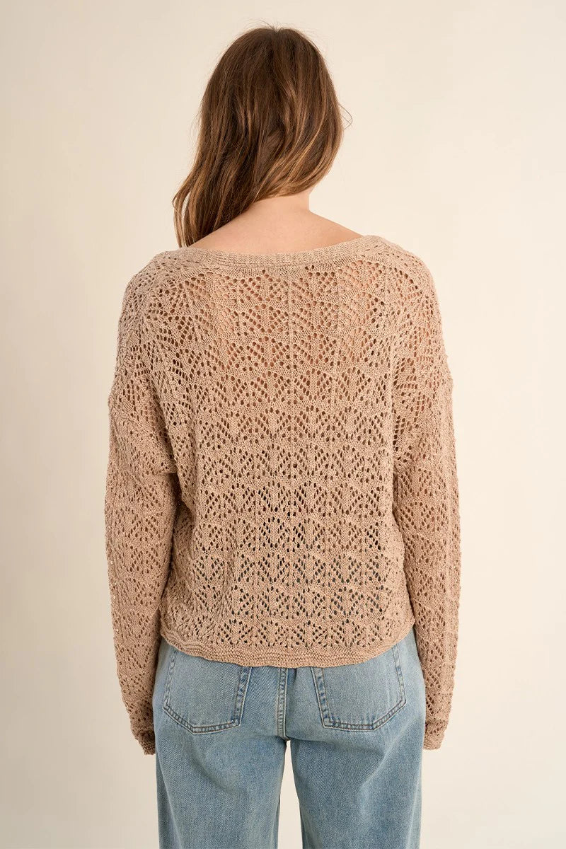 PAIGE CROCHET CARDIGAN