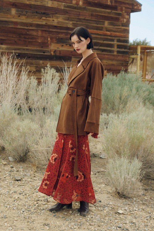 NATALIE FAUX SUEDE JACKET