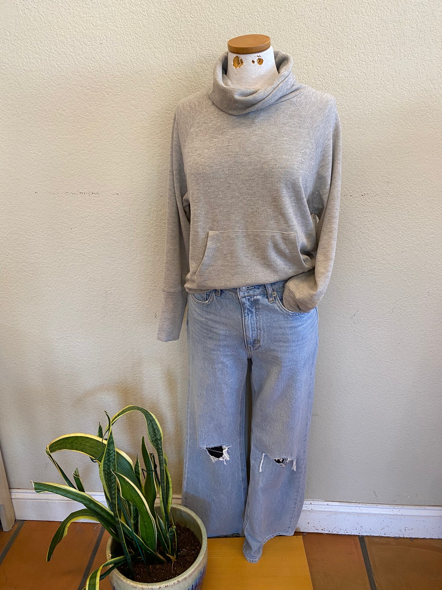 EVERLY FUNNEL NECK PULLOVER