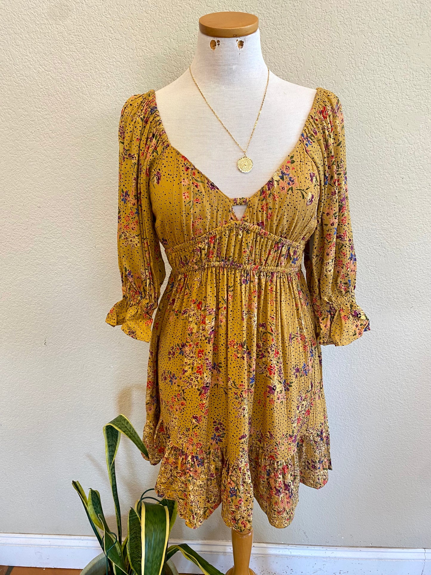 SHELBY FLORAL MINI DRESS