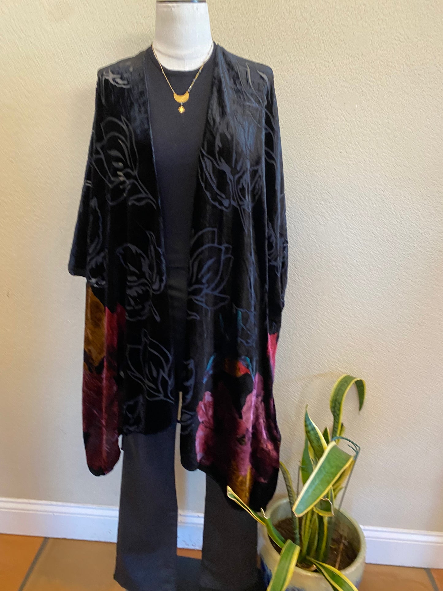 FAITH BURNOUT KIMONO