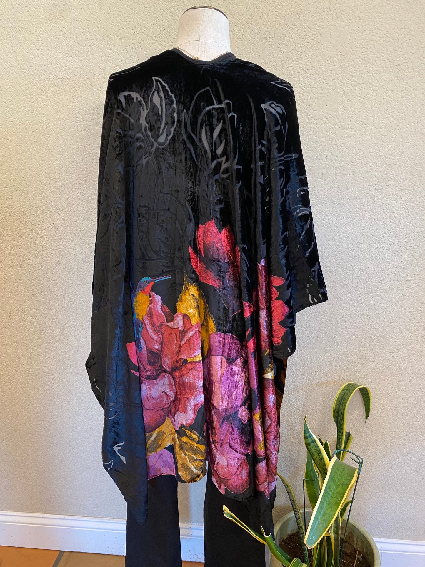 FAITH BURNOUT KIMONO