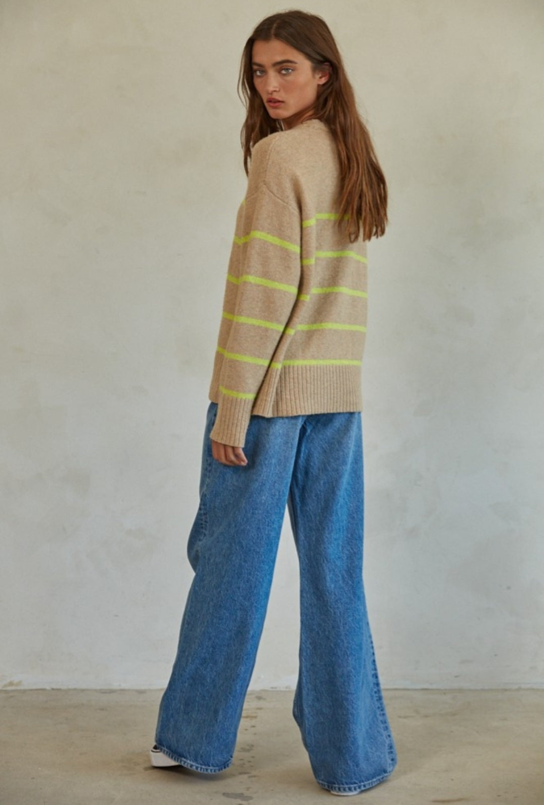 KYLIE STRIPED SWEATER