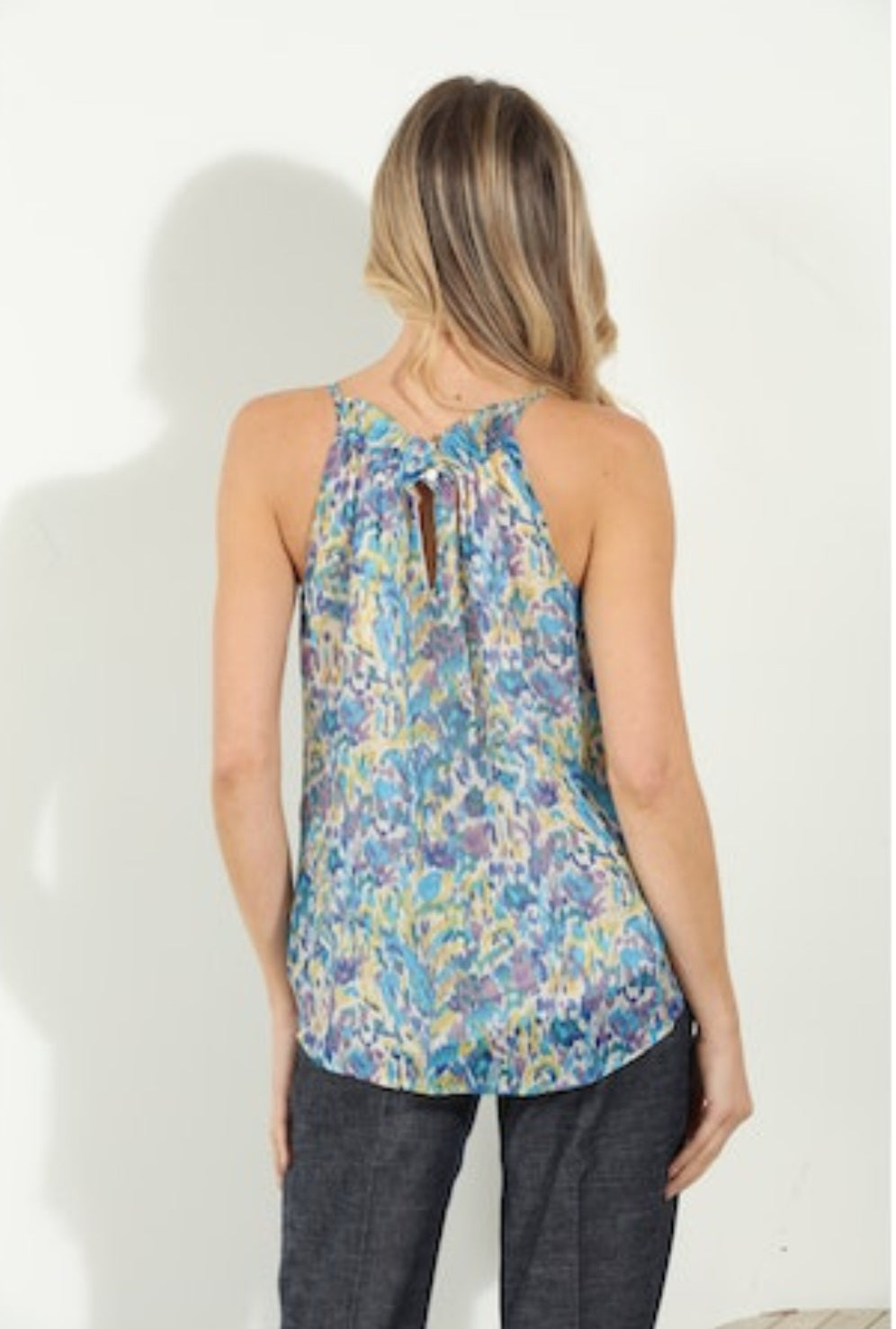 CARLA CHIFFON HALTER TOP