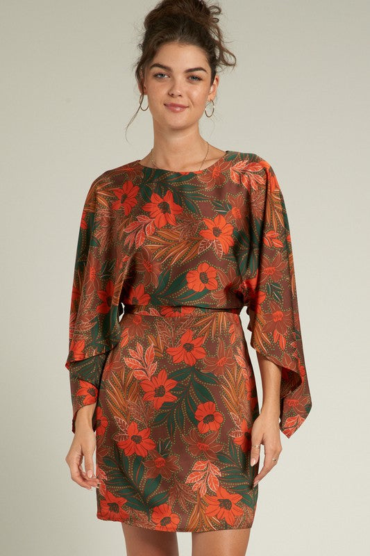 CLARISSA FLORAL PRINT DRESS