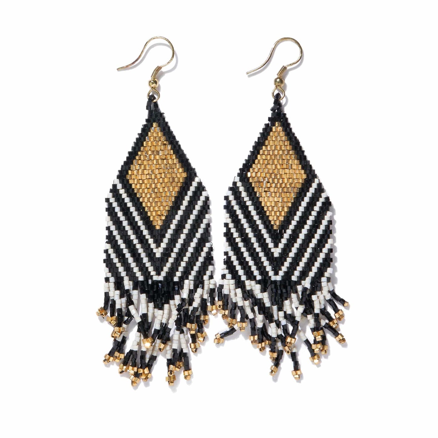DOTTIE DIAMOND BEADED EARRINGS