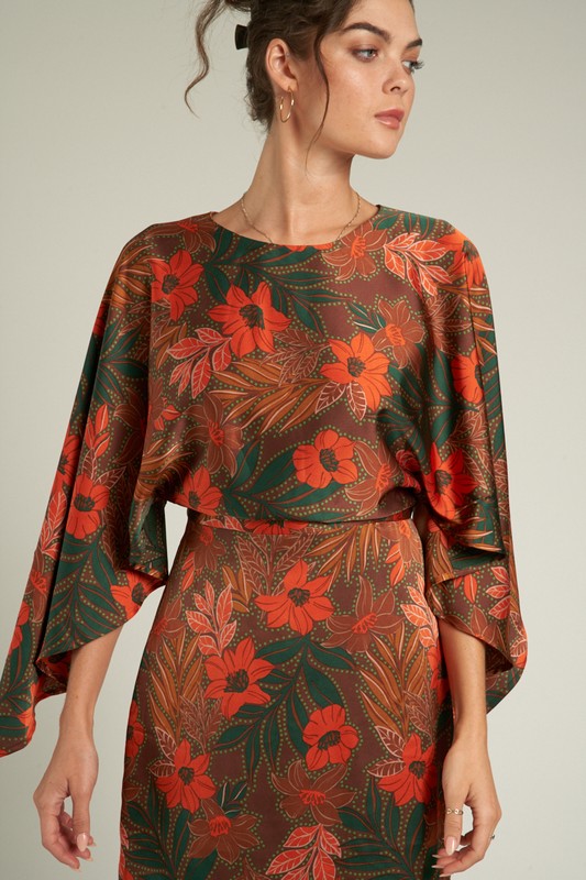 CLARISSA FLORAL PRINT DRESS