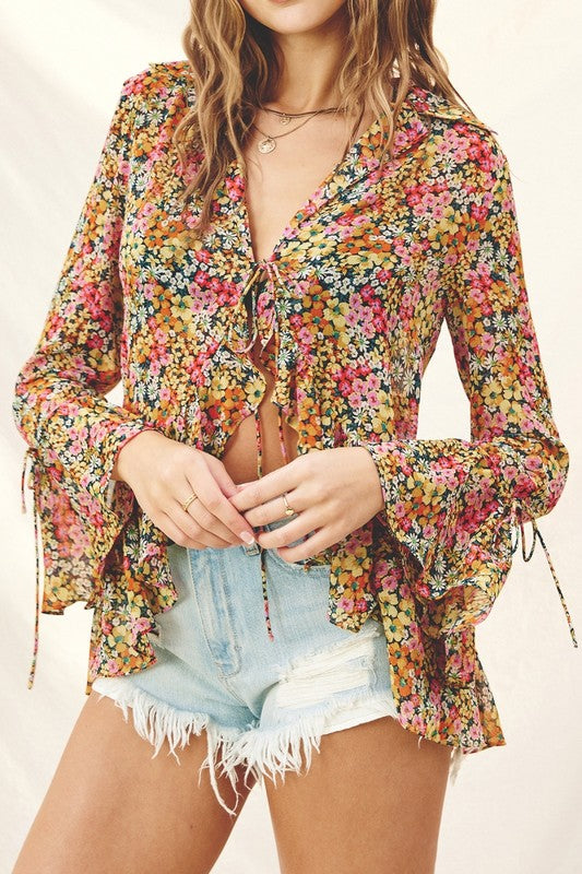 DEZI FLORAL TOP