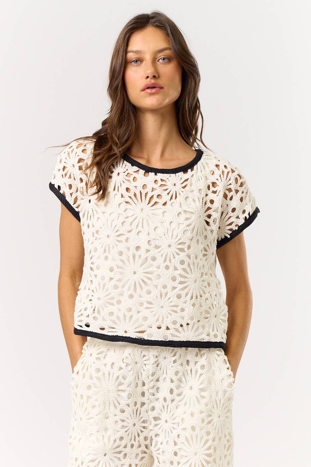 JANINE CROCHET TOP