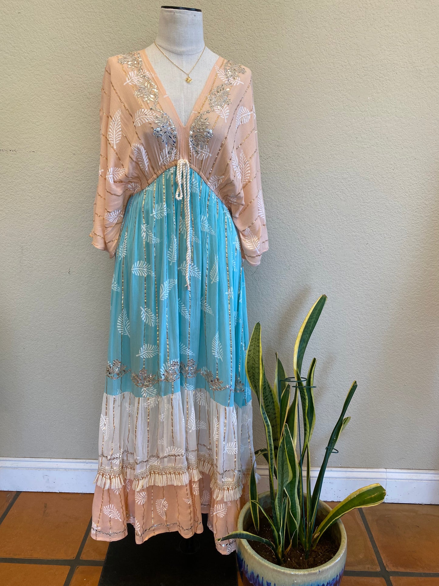 JOAN TRI COLORED MAXI