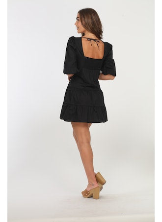 SIENNA POPLIN MINI DRESS