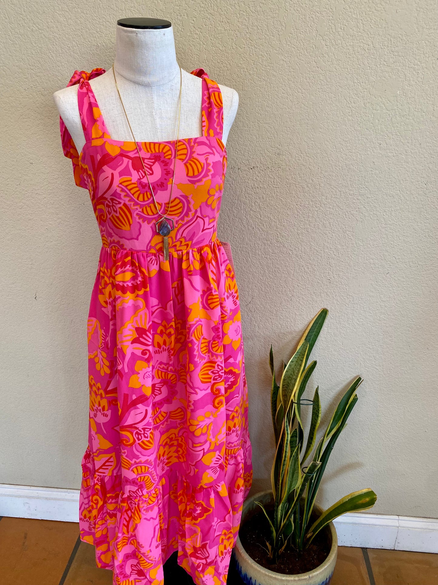 LANAI TROPICS DRESS