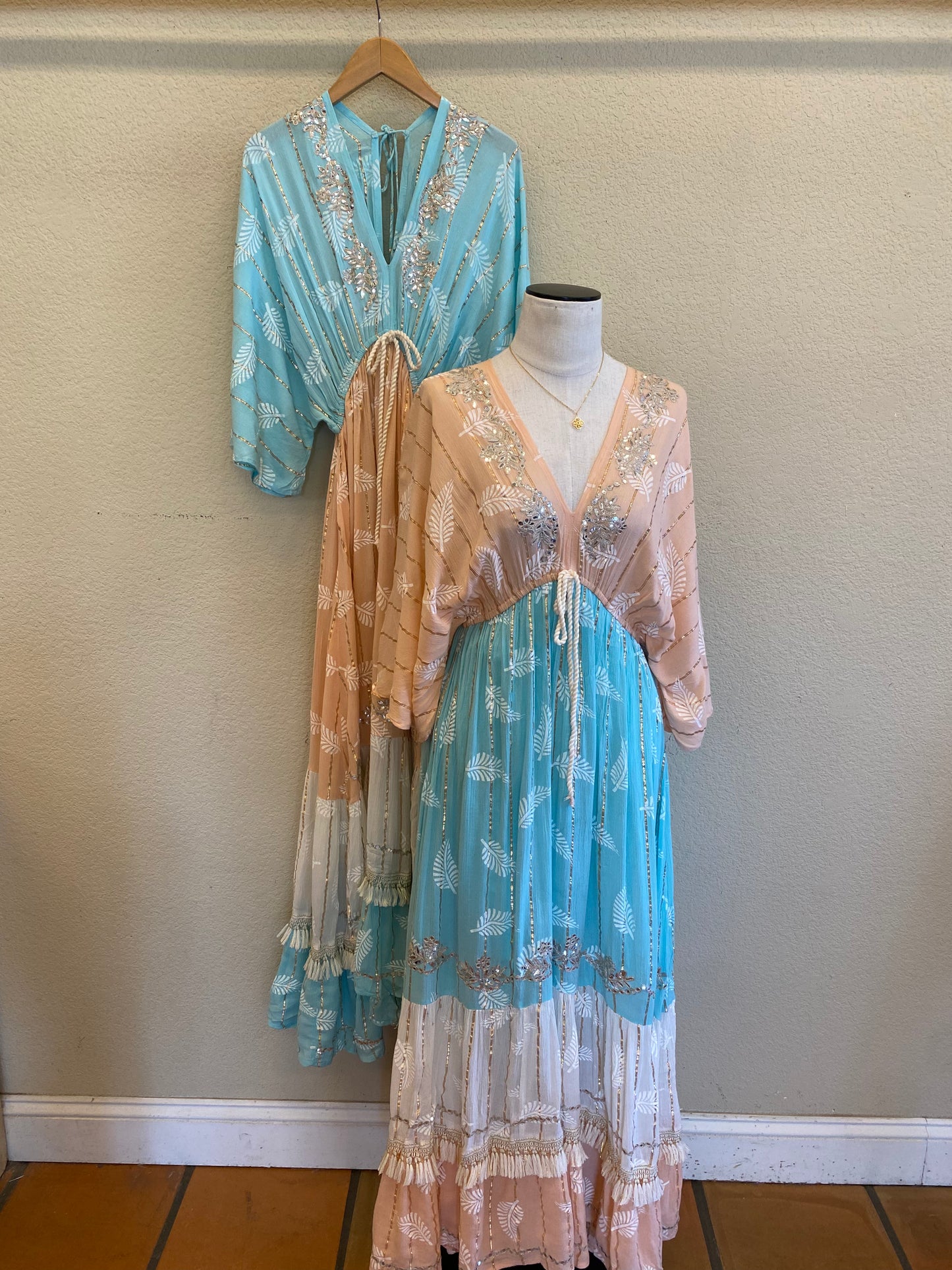 JOAN TRI COLORED MAXI