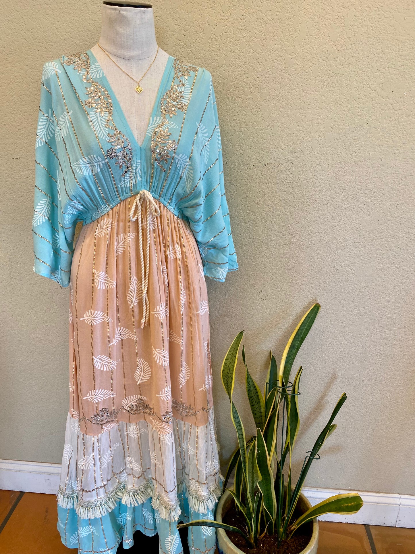 JOAN TRI COLORED MAXI