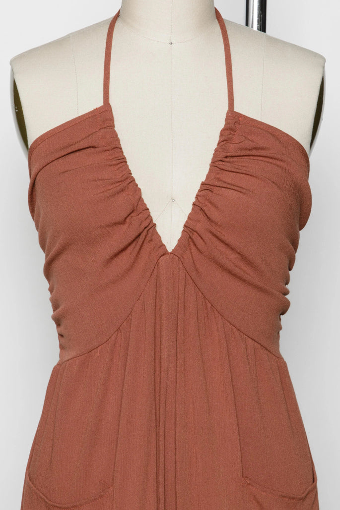 KENDALL HALTER JUMPSUIT