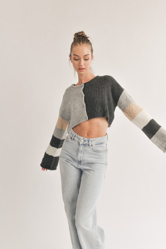 TRACEY COLORBLOCK SWEATER