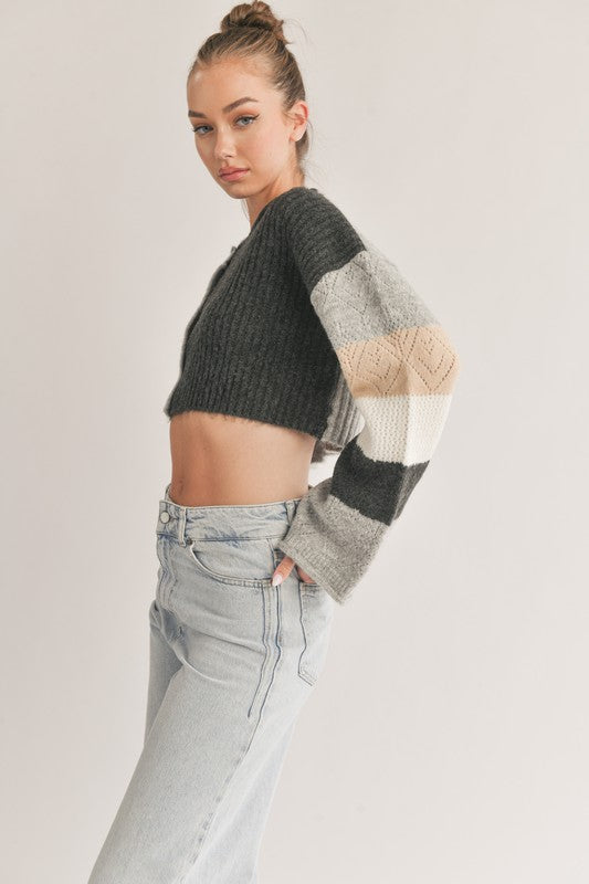TRACEY COLORBLOCK SWEATER