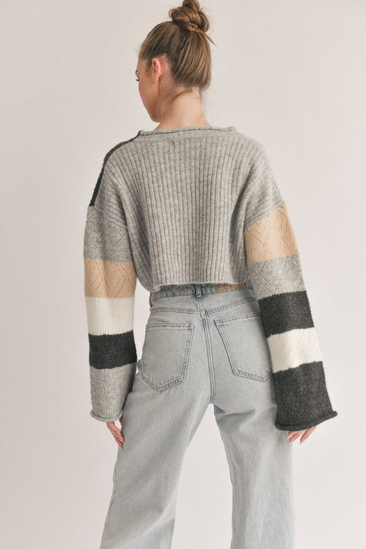 TRACEY COLORBLOCK SWEATER