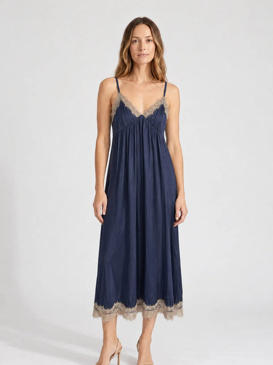 PAYTON LACE TRIM DRESS