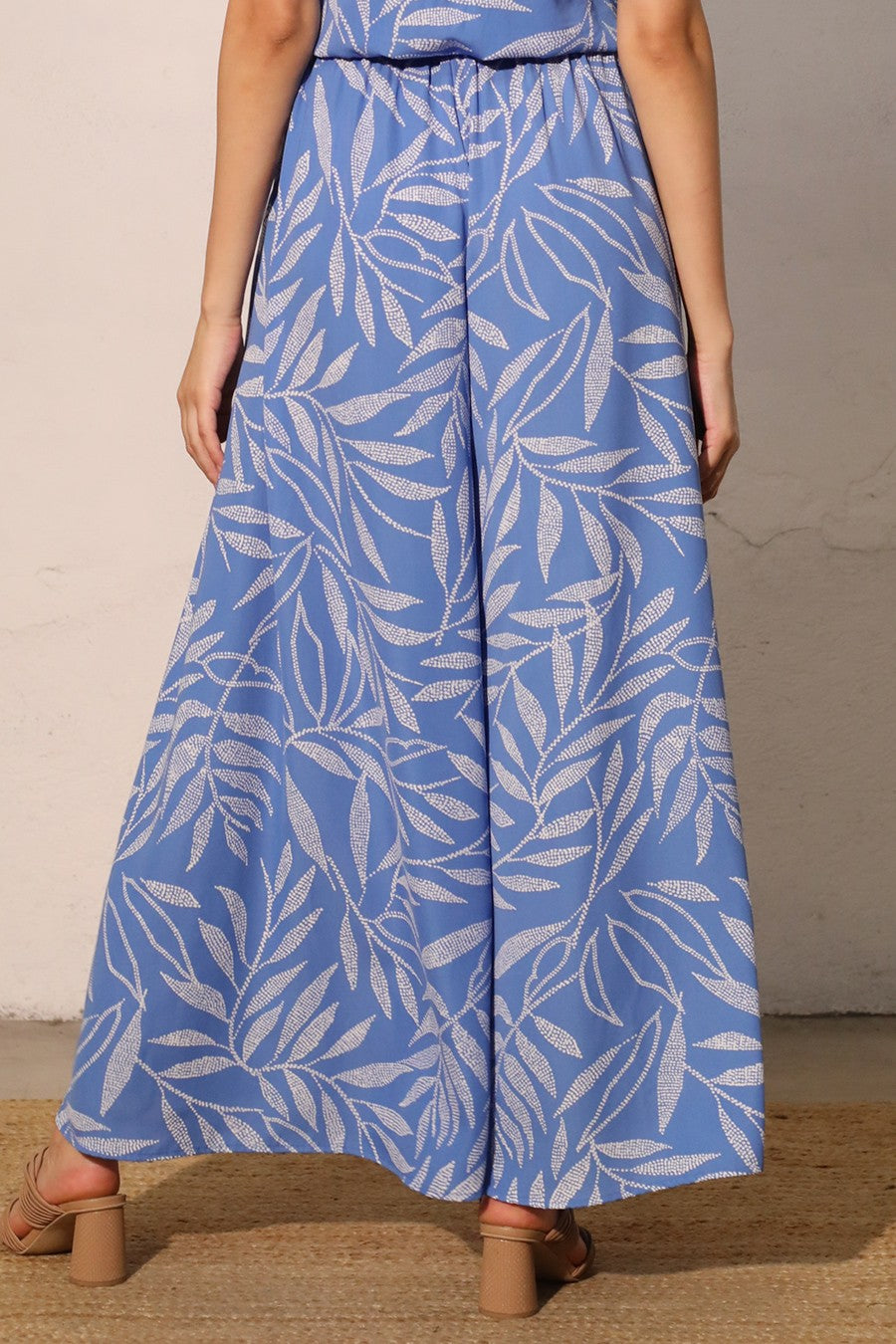 CORRINE LEAF PRINTED PANT